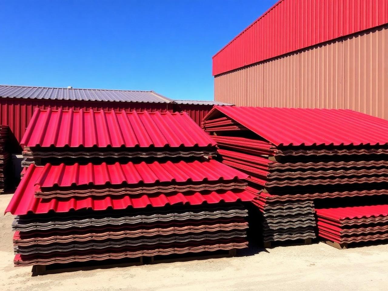 Corrugated metal roofing panels